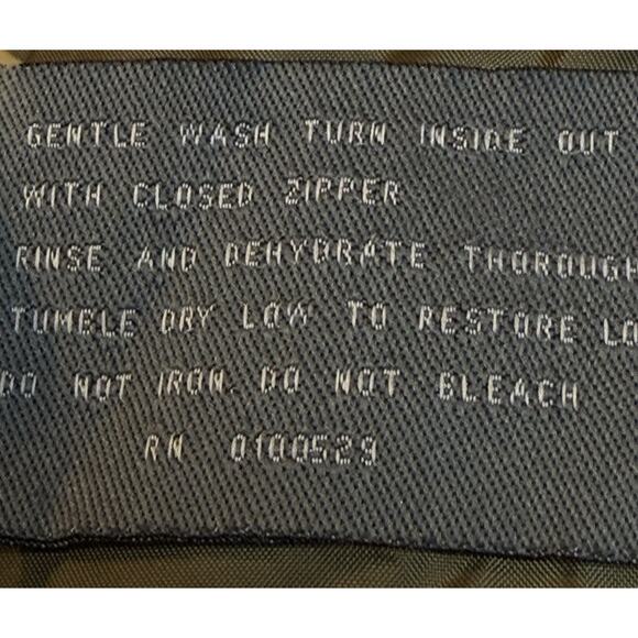 Steve Madden Down Bomber Jacket Sz S Womens Faux Fur Trimmed Hood Army Green FUN - Picture 10 of 10